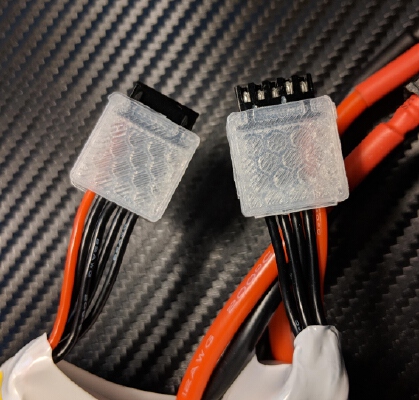 Balance lead protector (AB clip) for Lipo batteries 3S 4S 5S | 3d print model