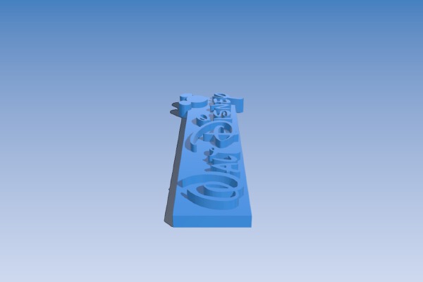 Disney Nameplate | 3d print model