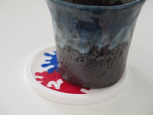 Splatoon (2) coaster | 3d print model