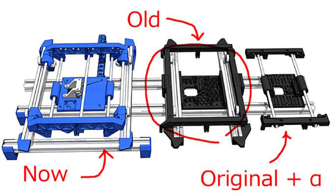Old Y-axis. My "PRN3D" remodeling history. | 3d print model
