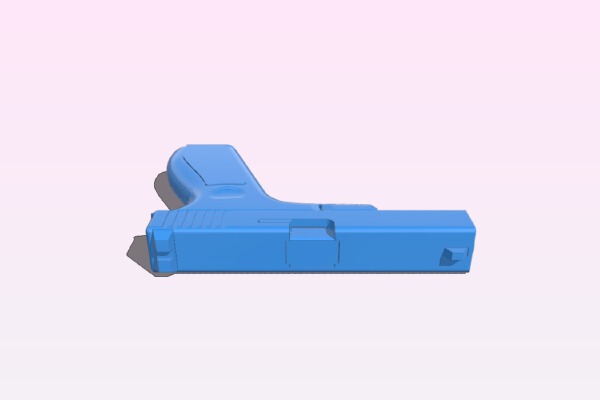 Hand to Hand Training gun (no trigger or trigger guard) | 3d print model