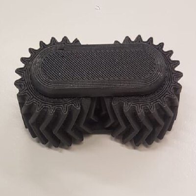 Helical gear fidget toy | 3d print model