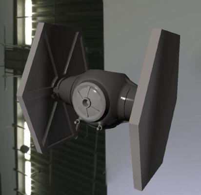 Tie Fighter V2.1 | 3d print model