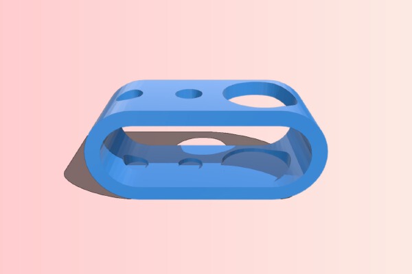 Toothbrush and Toothpaste Holder Updated (Smaller) | 3d print model