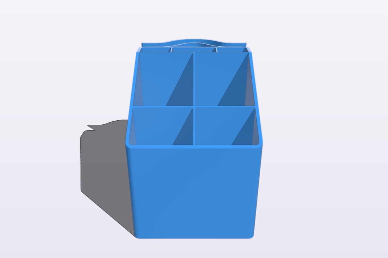 Office organizer with paper stand