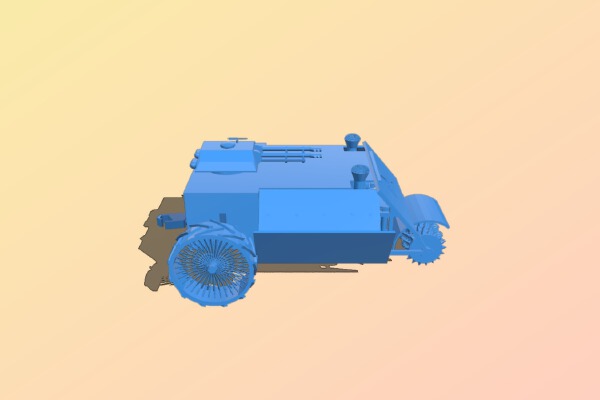 MkI Landampfkreuser | 3d print model