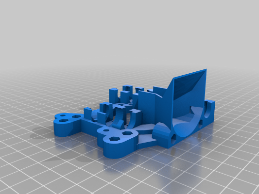 Prusa_Mendel xcarriage for Pawpawpaw85's DiiCooler | 3d print model