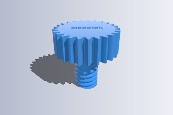 tripod screw | 3d print model
