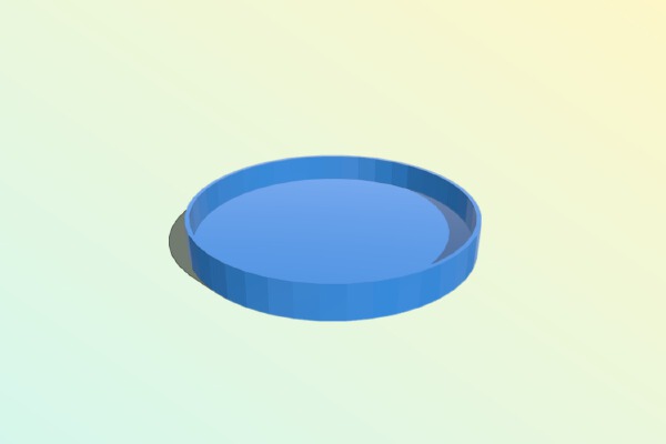 Nikon Coolpix L320 (59.5mm) Friction-Fit Lens Cap | 3d print model