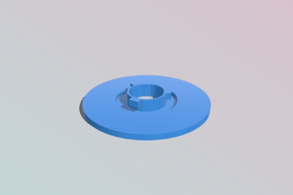 MSA to 3M Cartridge Filter Adapter | 3d print model