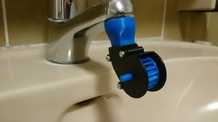 Mini water tap turbine | 3d print model