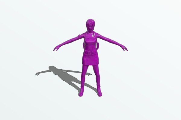 Female assassin | 3d print model