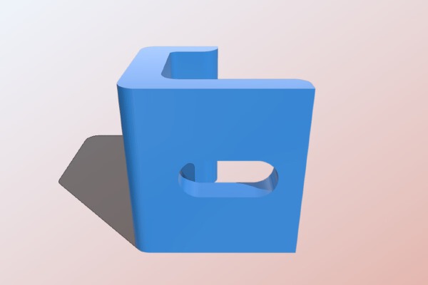 CraftBot Hold Down Clip for PRINTinZ Plate | 3d print model