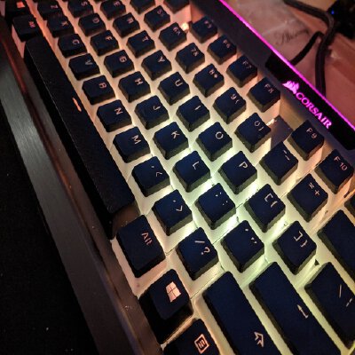Corsair K65_K70_K95 Platinum backplate RGB light reflector | 3d print model