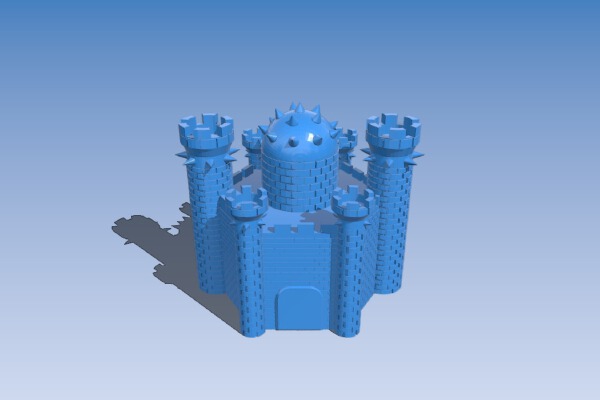 Bowser Castle | 3d print model