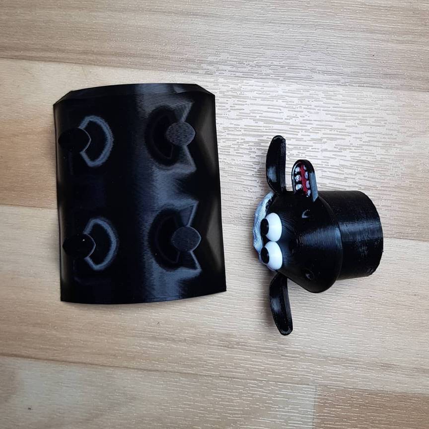shaun the sheep V2 - new face - toilet roll - easy print