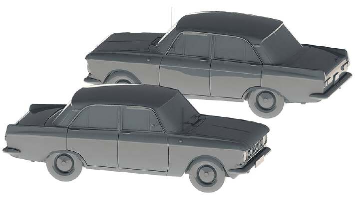 Moskvich-412 (MZMA) | 3d print model