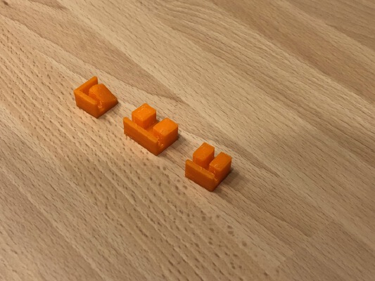 Prusa i3 Mk2 MMU Spoolholder Rubberfeet (Gummifüsse für Spulenhalter) | 3d print model