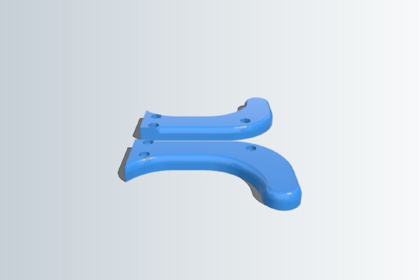 Hacksaw end blade handle | 3d print model