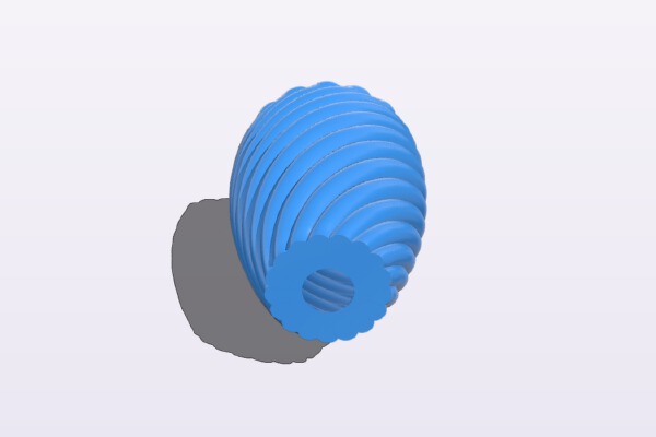 Rotation folded lamp shade | 3d print model