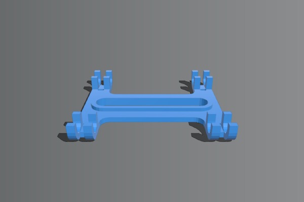 Pieza para guia de Filamento en prusa I2. Plastic guide for Prusa I2 | 3d print model