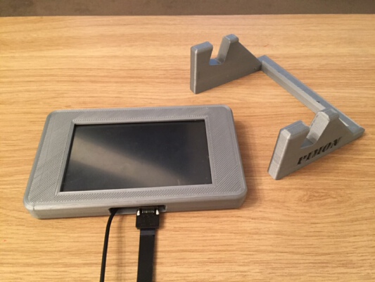 PiMon Raspberry Pi 5" Monitor (HDMI & GPIO Access) | 3d print model