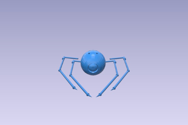 Walking Eye! | 3d print model
