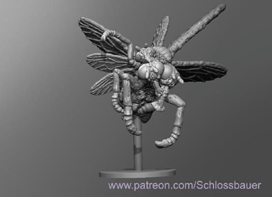Mutated Fly | 3d print model