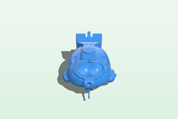 Spaceship keychain | 3d print model