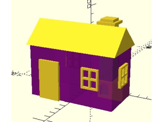 Customisable house | 3d print model