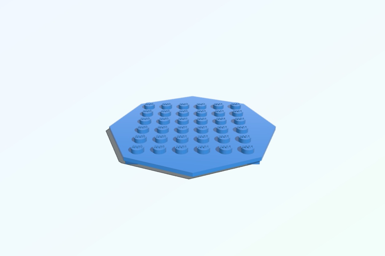 Tech Lego Plate 6x6x1 OCT