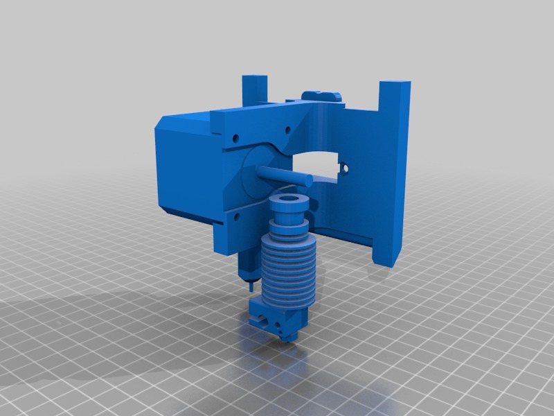 E3D _ Titan - Quick fit carriage plate