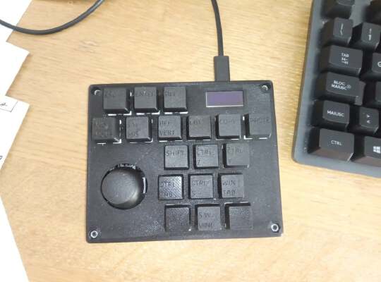 3D CAD MACRO KEYPAD custom keyboard | 3d print model