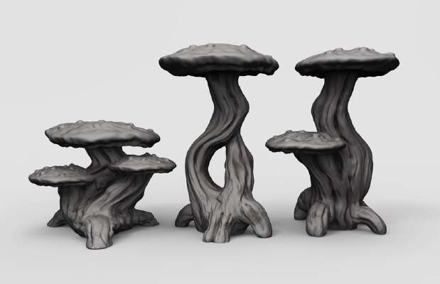 Mushrooms | 3d print model