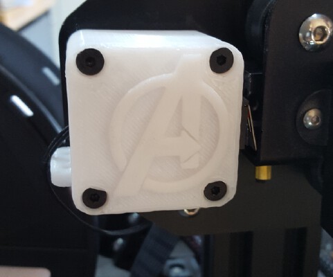 Ender 3 _ CR10 X endstop Cover Hulk _ Avengers | 3d print model