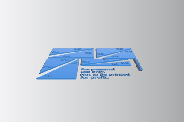 Angle templates | 3d print model