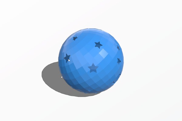 LED star lamp | 3d print model