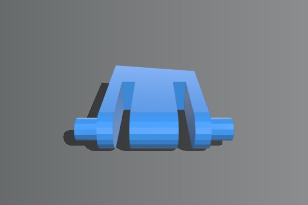 Keyboard Foot Tab | 3d print model
