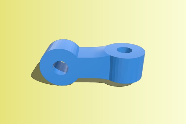 Additional 90-degree rotated end pivot | 3d print model