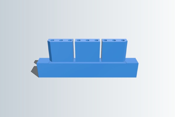 PS2 joystick connector | 3d print model