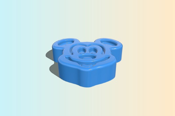 Realistic Mickey Waffle | 3d print model