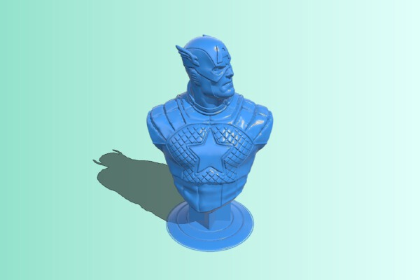 Captain America bust – superman | 3d print model