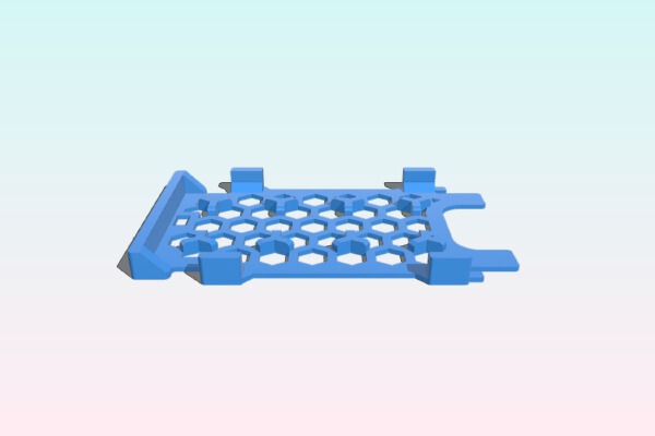 bebop lightweight radiating base | 3d print model