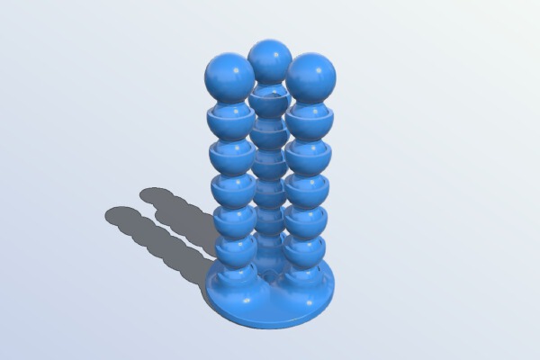 Articulating All-in-One Piece Tripod | 3d print model