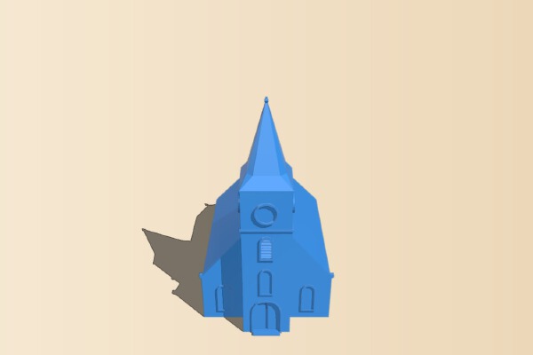 Kirche für Petlinge | 3d print model