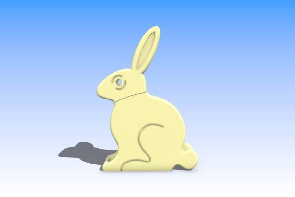 Easter Egg Dispenser Bunny | 3d print model