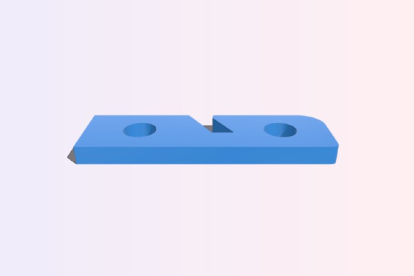 Racing Stripe Business Card Holder | 3d print model