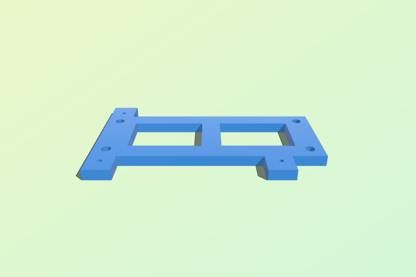 Anet A8 Mounting Bracket for a MeanWell NES-350-12 Power Supply