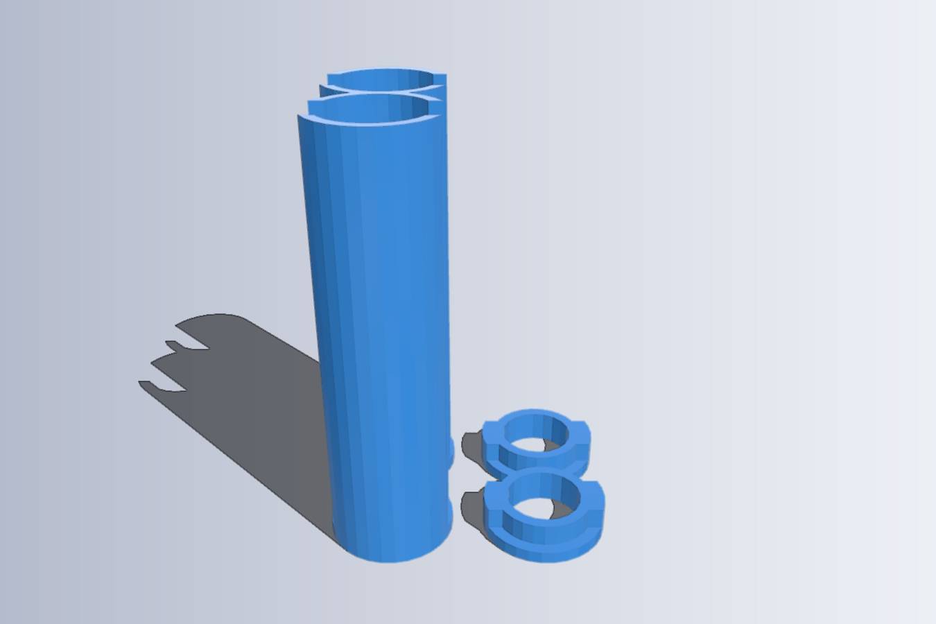 My Customized Parametric Coin Storage Tube(s) + Cap
