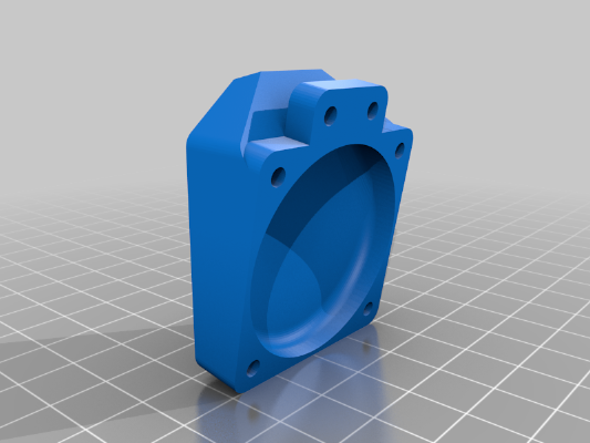 Universal E3DV6 40mm fan duct | 3d print model